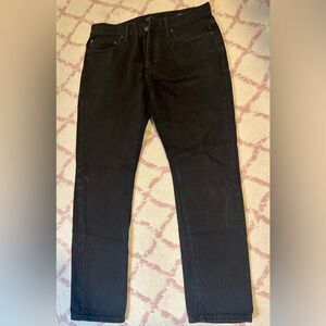J. Crew Men's Dark Charcoal Slim Jeans